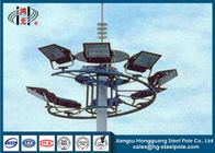 CE Menyetujui Conical 500W Square Road Light Pole EN 40 / BS 5649