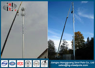 Industri Telekomunikasi Baja Utility tiang tiang tinggi dengan Flange batin 25m
