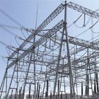 Hot - Dip Galvanized Substation Aman Steel Structures Untuk 110KV Transformer Station