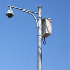 Sistem Monitor Polygonal CCTV Camera Pole 2m - 30mm Tebal