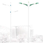 10 Meter Conical Steel Street Light Polandia, Kutub Penerangan Dekoratif
