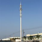 Menara Telekomunikasi Galvanized 3G Dilapisi Dilapisi Untuk Sinyal Ponsel