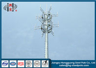 Tinggi H25m Q345 Menara Telekomunikasi Untuk Industri Penyiaran