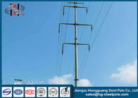 Tiang Daya Listrik 220KV Tegangan Tinggi 15-60 m Untuk Proyek Transmisi Daya