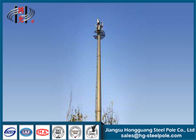 Menara Telekomunikasi Poligonal Dengan Tiang Antena Galvanis Hot Dip