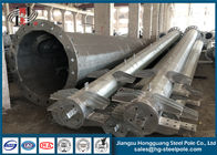 Tiang Tubular Stainless Steel 40 - 60 Kaki Untuk Proyek Tenaga Listrik