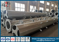 Tegangan Rendah Hot Roll Steel Tiang Galvanis Untuk Jalur Distribusi Daya 10KV