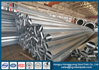 Anticorrosive Tapered Steel Tiang Daya Listrik Octagonal, Dodecagonal