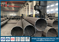 Tiang Distribusi Tenaga Baja 500KV Hot Roll Steel NEA Standard