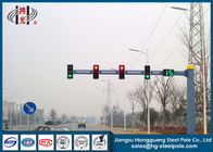 Intersection Jalan H6m Tapered Traffic Sign Polandia Dengan Single Outreach Arm