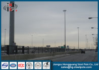 Q420, Q460 Tubular Floodlighting High Mast Light Pole untuk Motorway Lighting