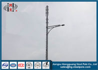 Sinyal Broadcasting Telekomunikasi Menara Ketahanan Cuaca Dengan Penerangan Jalan