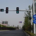 Intersection Jalan H6m Tapered Traffic Sign Polandia Dengan Single Outreach Arm