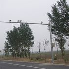 H 6.8m L10m CCTV Camera Pole, Anti Rust CCTV Mounting Poles