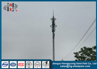H30m RAL Painted Steel Menara Telekomunikasi Tapered Tahan Cuaca