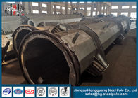 Hot Rolled Steel Tiang Galvanis Dengan Painted Bitumen 10kv Q345