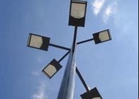 Sambungan Tumpang Tindih Tiang Lampu Jalan Galvanis 35m Poligonal Untuk Lapangan Olahraga