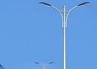 Tiang Lampu Jalan 9M Tiang Lampu Baja Tumpang Tindih Ditarik Kolom Dukungan Untuk Jalan